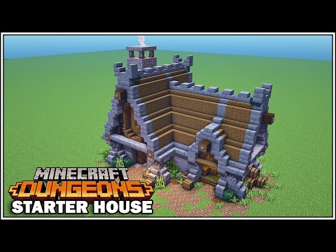 How to Build the Starter House in Minecraft Dungeons!!! [Minecraft Tutorial]
