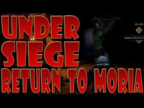 UNDER SIEGE in Return to Moria! Combat How to!