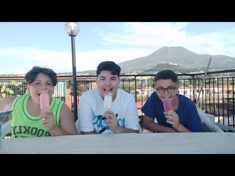 Chi mangia più ghiaccioli challenge w/Fabio e Isidoro challenge estiva!!!