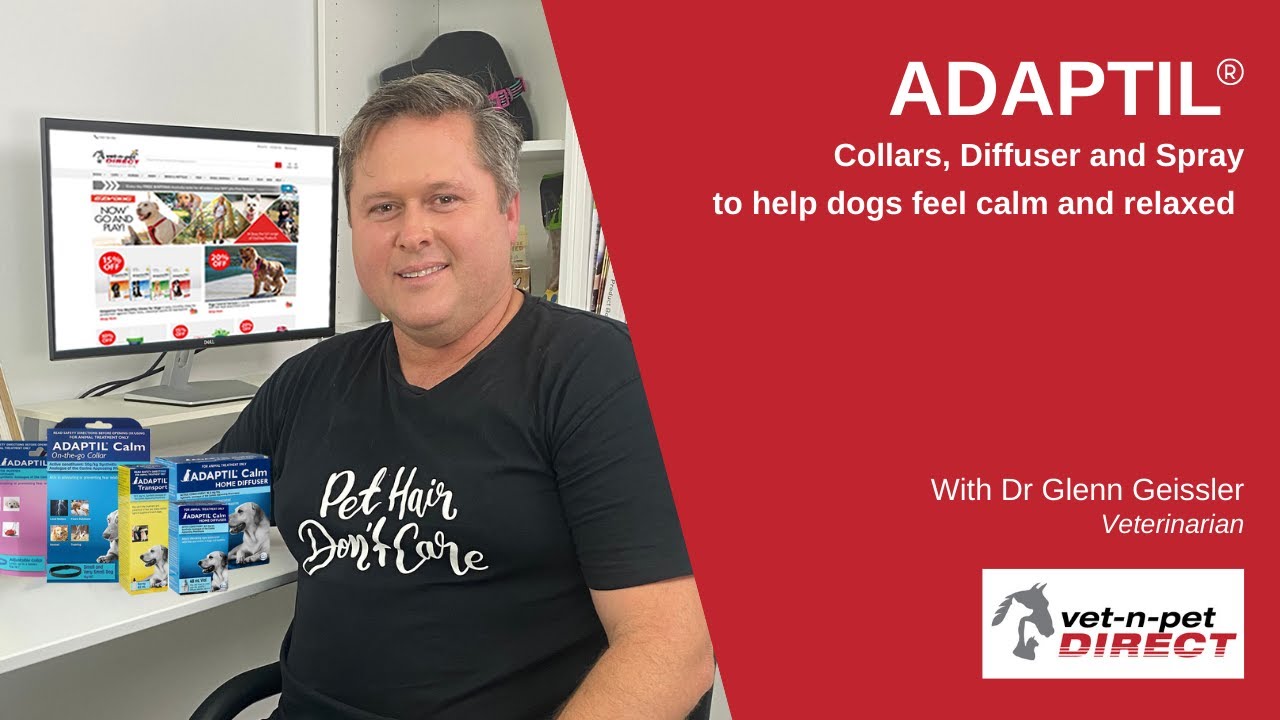 How can Adaptil help my dog during times of stress and anxiety?