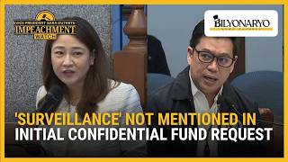 Ortonio admits ‘surveillance’ not mentioned in OVP’s initial confidential fund request
