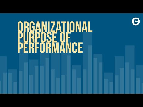 Organizational Purpose of Performance Management