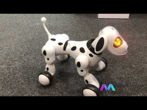 Собака робот на радиоуправлении Smart Pet Robot Dog интерактивная игрушка для детей