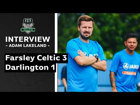 Farsley 3-1 Darlington | Adam Lakeland on Farsley's day one win