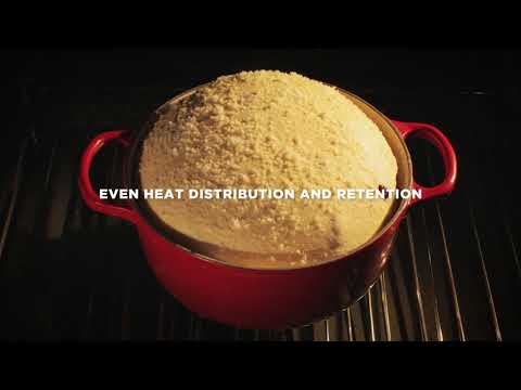 Virtuvės Indai - Le Creuset Signature Keptuvė 24cm Apvalus Ketaus Raudona video