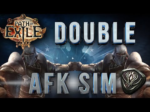 [POE 1] Double AFK Simulacrums Farm - 7½ minutes / sim