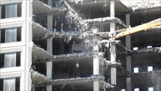 Demolition of Tayside House, Dundee (June 2013)