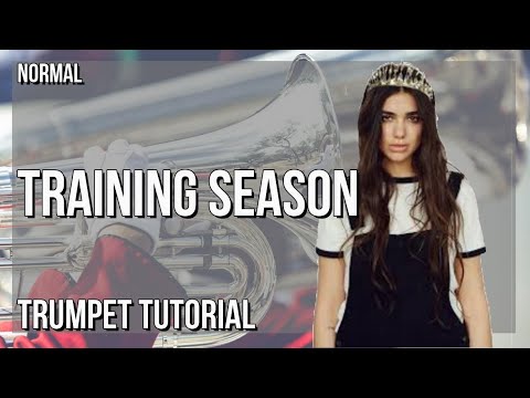 How to play Training Season by Dua Lipa on Trumpet (Tutorial)