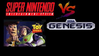 Toy story SNES vs Sega Genesis.Music OST/sound comparison