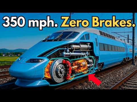 Why High-Speed Trains Have NO Normal Brakes (Hidden Engineering)