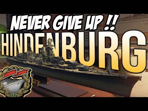 Hindenburg Solo Warrior + Kraken 3300 base exp - World of Warships