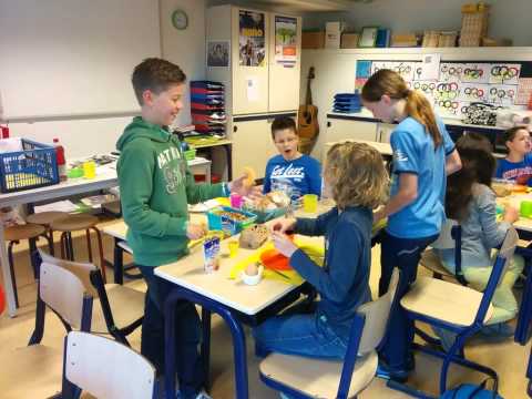 Paasontbijt groep 7 obs Dubbeldam