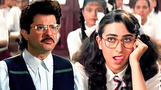 Masterji Ke Pehle Hi Din Mein Mach Gaya Hungama | Karishma Kapoor, Anil Kapoor | Best Movie Scene