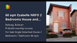 Download the video "60 sqm Ezabelle NRFO 2 Bedrooms House and Lot For Sale in Baliwag Bulacan"