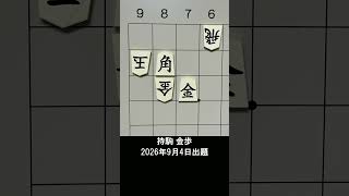【詰将棋・5手詰】角のすぐ横に玉！なのに捕まらない…もどかしい局面を打開する初手は？ #もりけん #詰将棋 #TsumeShogi #Shogi #shorts