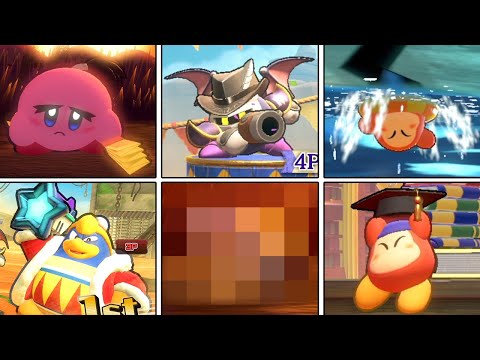 Kirby's Return to Dream Land Deluxe - All Minigames Victory ＆ Losing Animations (Japanese)