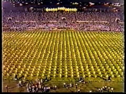 שיר הבטלנים בטקס הפתיחה למשחקי המכביה 1989