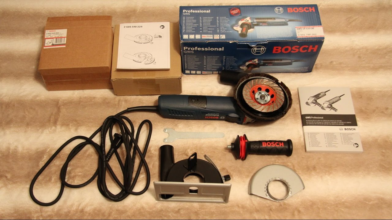 Углошлифовальная машина Bosch GWS 19-125CIE (0.601.79P.002)  1900Вт 125мм