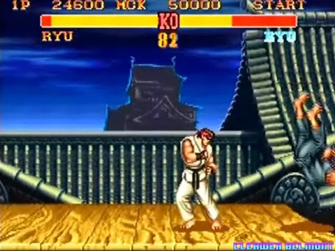 Street Fighter II Turbo (SNES) - Ryu Playthrough Hardest Difficulty - Played on real hardware SNES