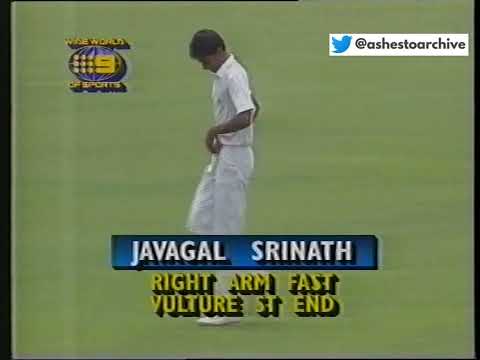 Srinath loses total control on debut vs Australia 1st Test Gabba 1991/92