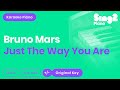 Bruno Mars - Just The Way You Are (Karaoke Piano)