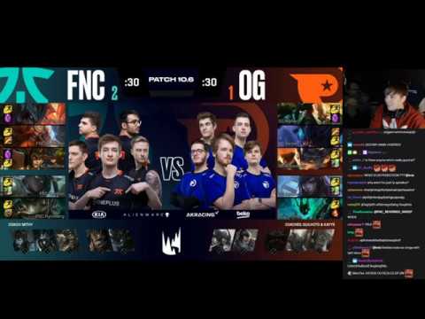 LS commentates FNC vs OG - Game 4 - LEC Spring Playoffs 2020