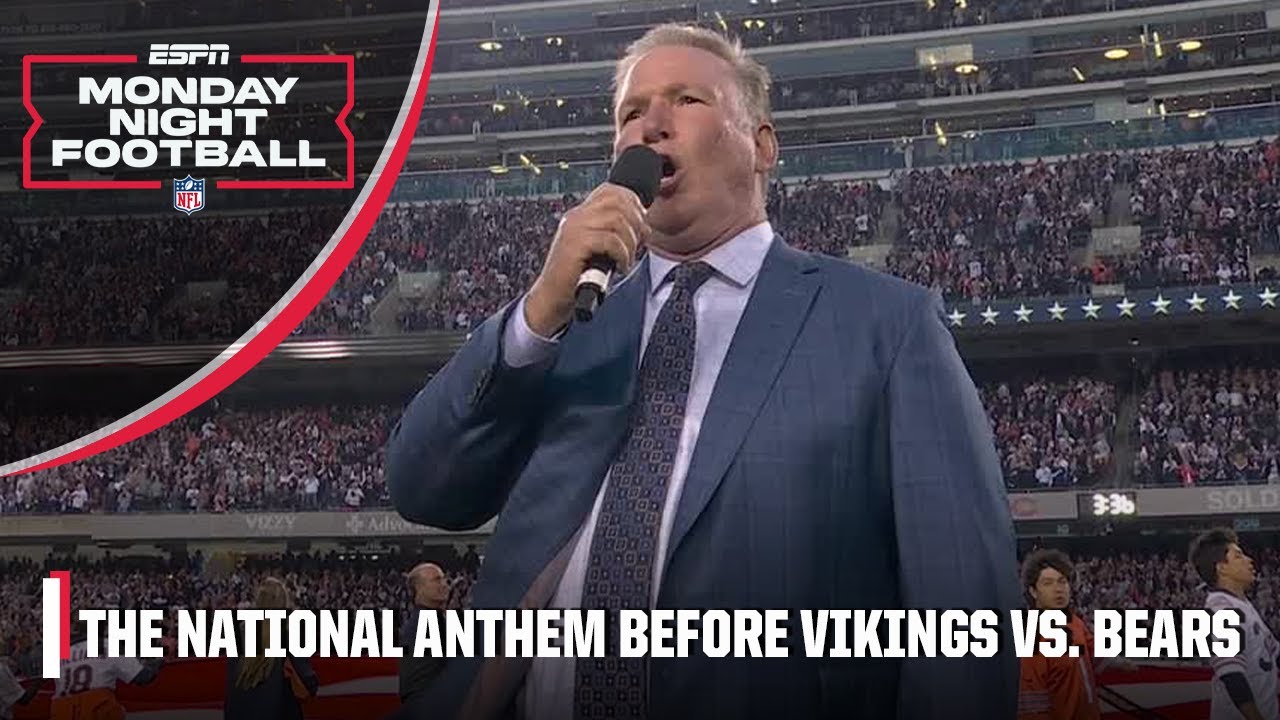 Jim Cornelison sings the national anthem ahead of Vikings vs. Bears | NFL on ESPN