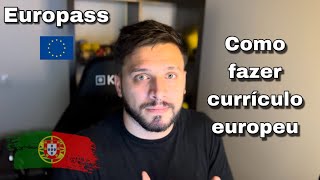 COMO FAZER CURRÍCULO EM PORTUGAL  (Passo a passo)