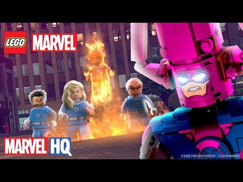 💥 Fantastic Four Save the City from Galactus! | LEGO Marvel Avengers | @MarvelHQ
