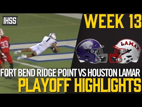 Fort Bend Ridge Point vs Houston Lamar - 2023 Week 13 Football Highlights