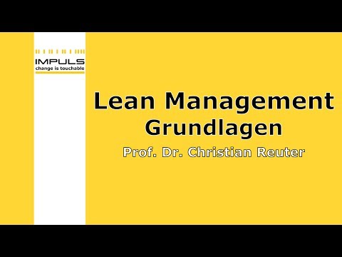 Lean Management Webinar - Grundlagen Lean Management