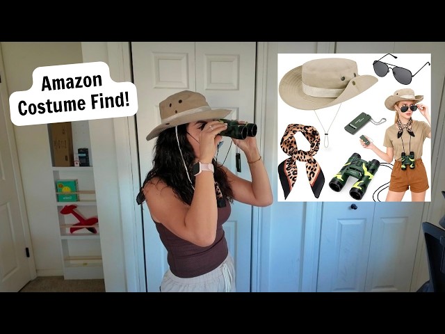 Vídeo relacionado con HTTDSLF 7 Piezas Disfraz de explorador de desierto, disfraz de explorador de dibujos animados, Kit Pequeño Explorador, Incluye sombrero, bufanda y cinturón, para Halloween, cosplay