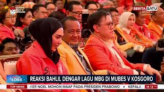 Download lagu Reaksi Kocak Ketum Golkar Bahlil Lahadalia Saat Dipanggil dengan Lagu MBG #Beritasatu mp3