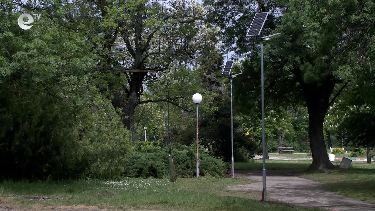 Монтираха еколампи в парк "Вапцаров" в Димитровград