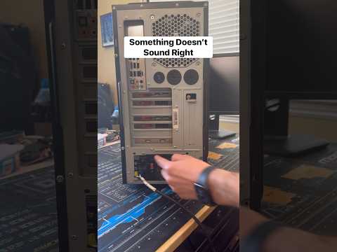 Weird PC Sound?! What's Causing This? #shorts #pc #pcgaming #pcrepair