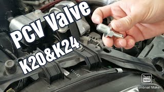 How to install/ Replace K20 and K24 PCV valve and tube.