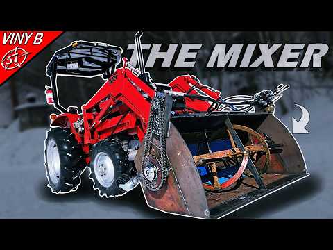Worst Idea Ever: From Snowblower to Concrete Mixer Part 2!