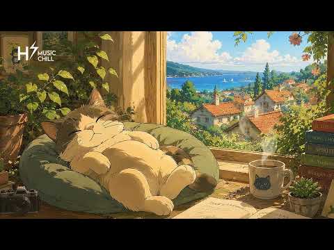 Morning Lofi ☀️ Cozy Cat Beats to Start Your Day Calm & Happy