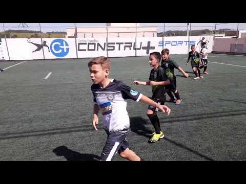 Primeiro tempo do jogo do sub10 em Nova Veneza GO contra a equipe do Corinthians Goiano futebol de 7