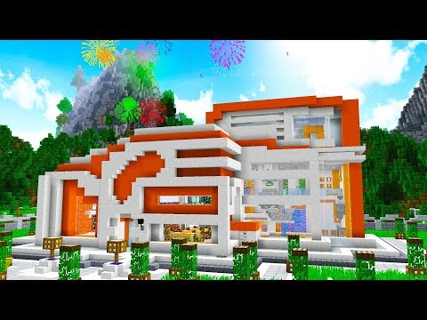 UnspeakableReacts - WORLD'S MOST FUTURISTIC MINECRAFT HOUSE..