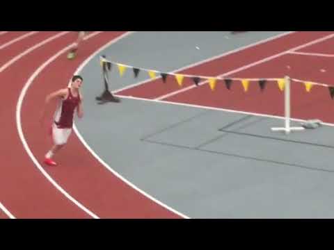 Broken the School Record in the 4X200m. With Jonathan French, Massena Central School.