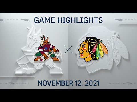 NHL Highlights | Coyotes vs Blackhawks - Nov 12, 2021
