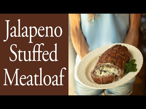 Jalapeno Popper Stuffed Meatloaf