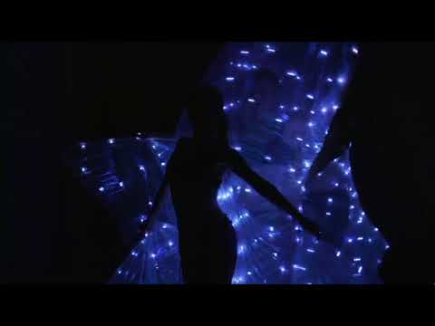 LED Isis wings - bellydance choreography