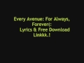 Every Avenue: For Always, Forever Lyrics & Download!