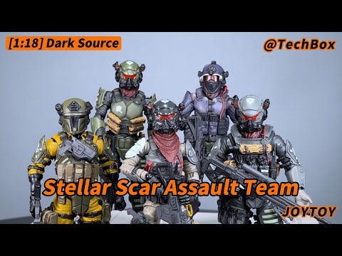 Joytoy Dark Source, Stellar Scar Assault Team, 1/18 scale action figure