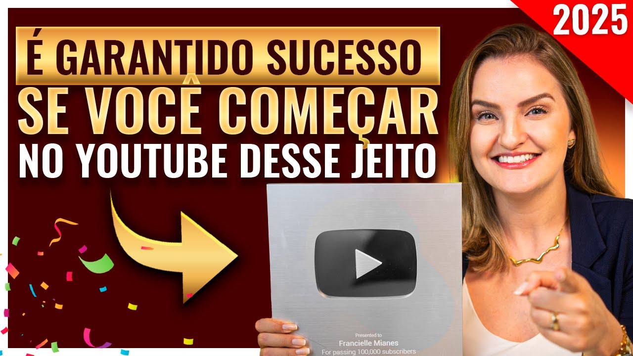 ✅ Como COMEÇAR um CANAL no YOUTUBE em 2025 do JEITO CERTO | Passo a Passo