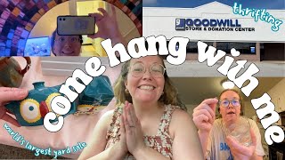 Vlog #382| Let's Hang Out! World's Largest Yard Sale, Thrifting, Wrist Surgery Updates & More!