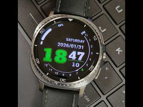 Analog clock touch