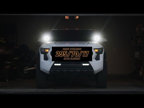 2024 Tacoma: 295/70/17 + Diode Dynamics + SXTH